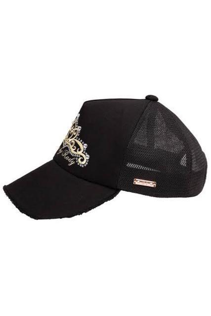 小顔効果●定価7,776円●Radyレディ●ティアラビジューキャップ●キラキラビジュー●黒ブラック < ブランド  小顔効果●定価7,776円●Radyレディ●ティアラビジューキャップ●キラキラビジュー●黒ブラック < ブランドの