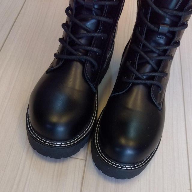 ☆レースアップ☆ロングブーツ☆black☆ < 女性ファッション  ☆レースアップ☆ロングブーツ☆black☆ < 女性ファッションの