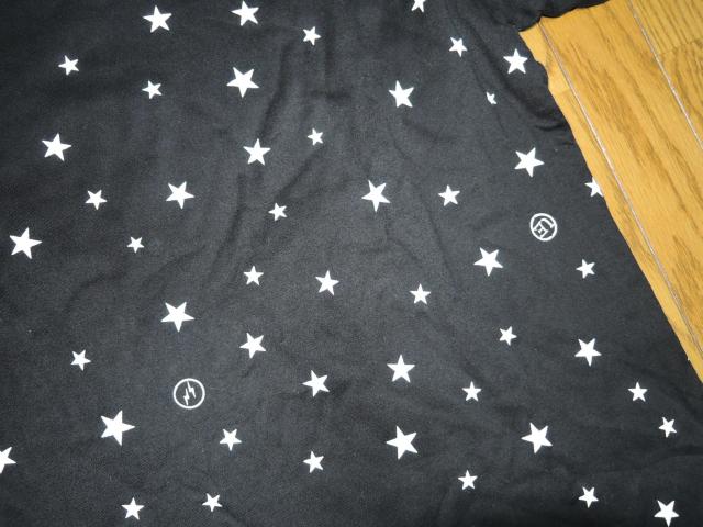 uniform experiment ユニフォームエクスペリメント リバーシブル Tシャツ 1 黒白 ☆星柄ドット ボーダー < ブランド uniform experiment ユニフォームエクスペリメント リバーシブル Tシャツ 1 黒白 ☆星柄ドット ボーダー < ブランドの