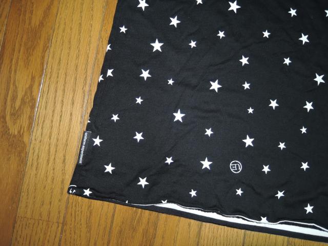 uniform experiment ユニフォームエクスペリメント リバーシブル Tシャツ 1 黒白 ☆星柄ドット ボーダー < ブランド uniform experiment ユニフォームエクスペリメント リバーシブル Tシャツ 1 黒白 ☆星柄ドット ボーダー < ブランドの