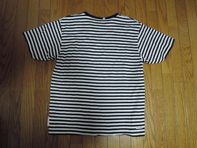 uniform experiment ユニフォームエクスペリメント リバーシブル Tシャツ 1 黒白 ☆星柄ドット ボーダー < ブランド uniform experiment ユニフォームエクスペリメント リバーシブル Tシャツ 1 黒白 ☆星柄ドット ボーダー < ブランドの