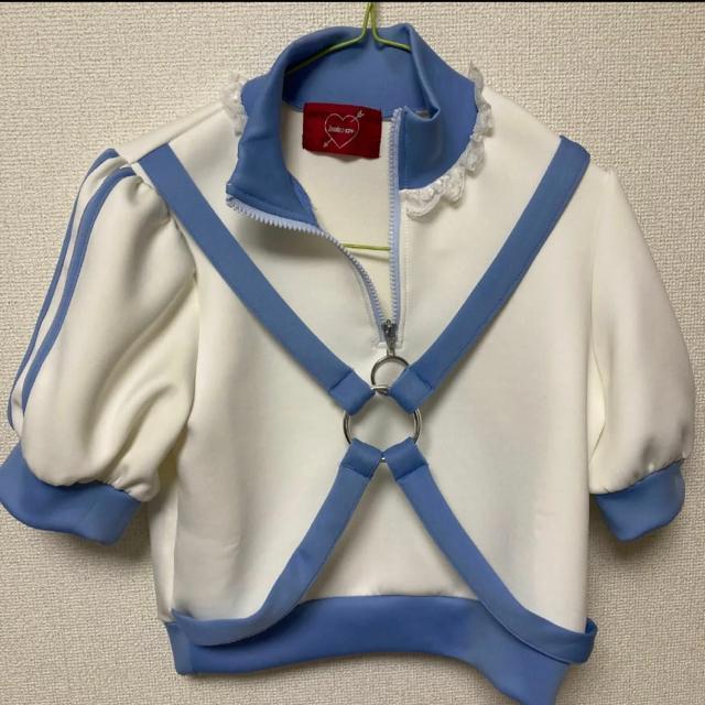 エーエヌケー ジャージ フリルトップス M < 女性ファッション  エーエヌケー ジャージ フリルトップス M < 女性ファッションの