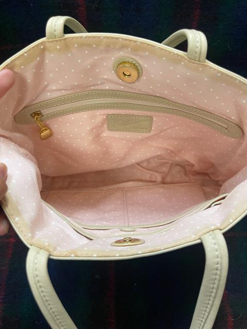 キタムラ トートバッグ アイボリー×ピンク レザー   バッグ ハンドバック < ブランド  キタムラ トートバッグ アイボリー×ピンク レザー   バッグ ハンドバック < ブランドの