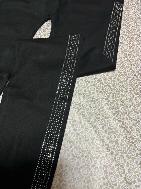 スキニー  レギンス  スパッツ サイドキラキララインストーン 大きいサイズ < 女性ファッション  スキニー  レギンス  スパッツ サイドキラキララインストーン 大きいサイズ < 女性ファッションの