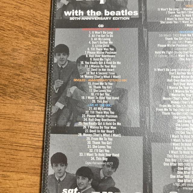 A CD+DVD UEr[gY WITH THE BEATLES 50TH anniversary edition  ^gObY 