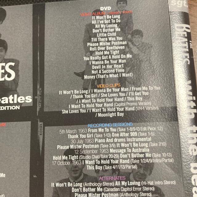 A CD+DVD UEr[gY WITH THE BEATLES 50TH anniversary edition  ^gObY 