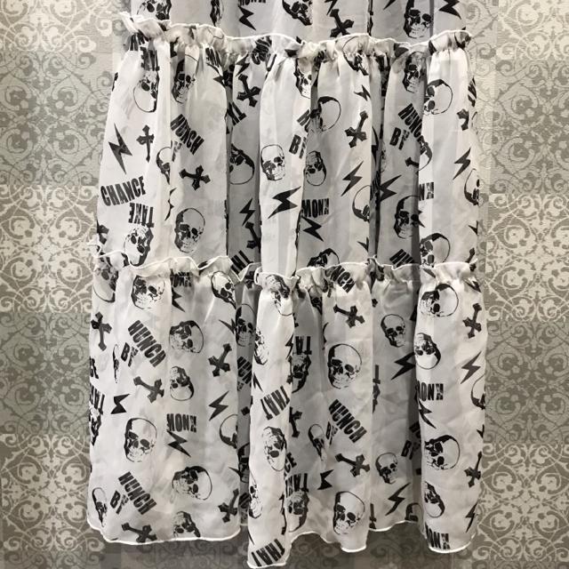【送料込】ghost of harlem スカル 十字架 総柄 ロングワンピ Y2K 00s 平成ギャル PUNK ROCK < ブランド 【送料込】ghost of harlem スカル 十字架 総柄 ロングワンピ Y2K 00s 平成ギャル PUNK ROCK < ブランドの