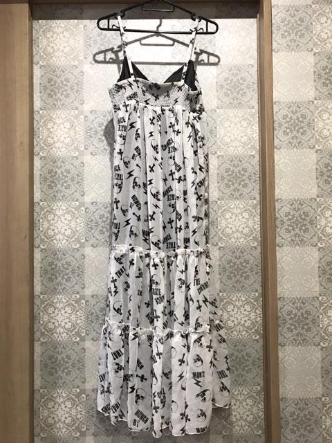 【送料込】ghost of harlem スカル 十字架 総柄 ロングワンピ Y2K 00s 平成ギャル PUNK ROCK < ブランド 【送料込】ghost of harlem スカル 十字架 総柄 ロングワンピ Y2K 00s 平成ギャル PUNK ROCK < ブランドの