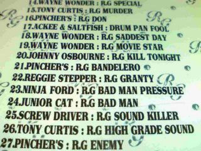 sQGtSOUL EYE PAPA U-GEE MICKY RICH NG-HEAD ACKEE  CD/DVD/rfI 