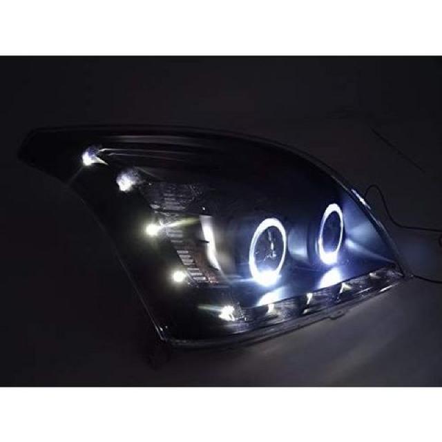 トヨタ ランドクルーザープラド120系 LED イカリング プロジェクター ヘッドライト < 自動車/バイク トヨタ ランドクルーザープラド120系 LED イカリング プロジェクター ヘッドライト < 自動車/バイク