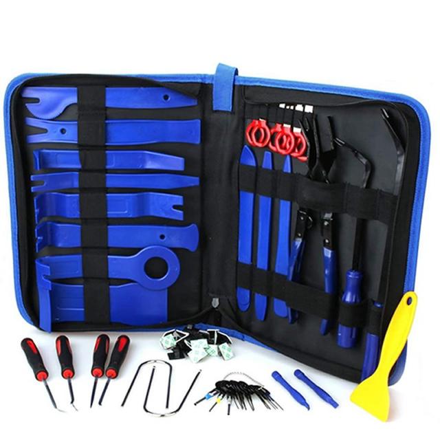 内張り剥がし 41点セット ブルー 内装剥がしツール パネル剥がし < 自動車/バイク 内張り剥がし 41点セット ブルー 内装剥がしツール パネル剥がし < 自動車/バイク