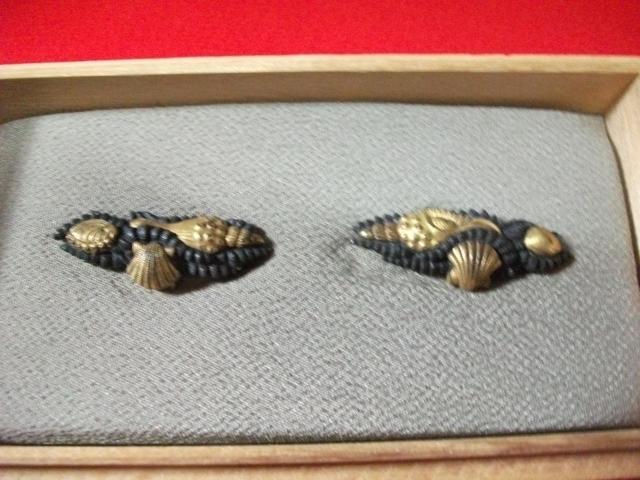 貝の高盛象嵌目貫 蓋無し < ホビー 貝の高盛象嵌目貫 蓋無し < ホビーの