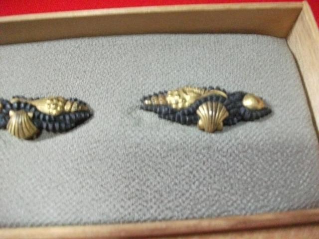 貝の高盛象嵌目貫 蓋無し < ホビー 貝の高盛象嵌目貫 蓋無し < ホビーの