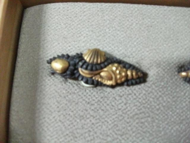 貝の高盛象嵌目貫 蓋無し < ホビー 貝の高盛象嵌目貫 蓋無し < ホビーの