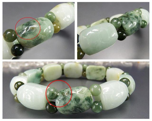 一点物古玉スタイル本翡翠亀紋バングルブレスレット天然石ひすい < 男性アクセサリー/時計  一点物古玉スタイル本翡翠亀紋バングルブレスレット天然石ひすい < 男性アクセサリー/時計の