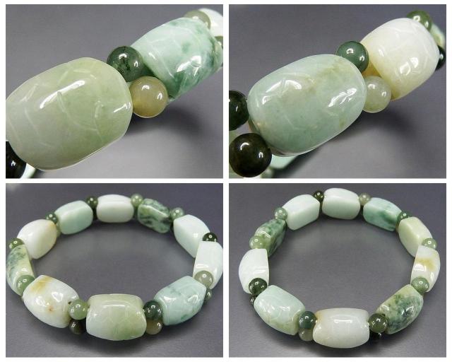 一点物古玉スタイル本翡翠亀紋バングルブレスレット天然石ひすい < 男性アクセサリー/時計  一点物古玉スタイル本翡翠亀紋バングルブレスレット天然石ひすい < 男性アクセサリー/時計の
