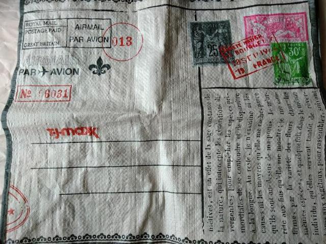 T.J.Maxx ポストカード 切手 消印 エアエール 特大エコバッグ < 女性ファッション  T.J.Maxx ポストカード 切手 消印 エアエール 特大エコバッグ < 女性ファッションの