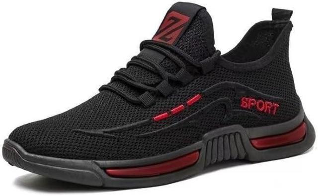 メンズ スニーカー ランニングシューズ ウォーキング ブラック 26cm 26.5cm < 男性ファッション メンズ スニーカー ランニングシューズ ウォーキング ブラック 26cm 26.5cm < 男性ファッションの