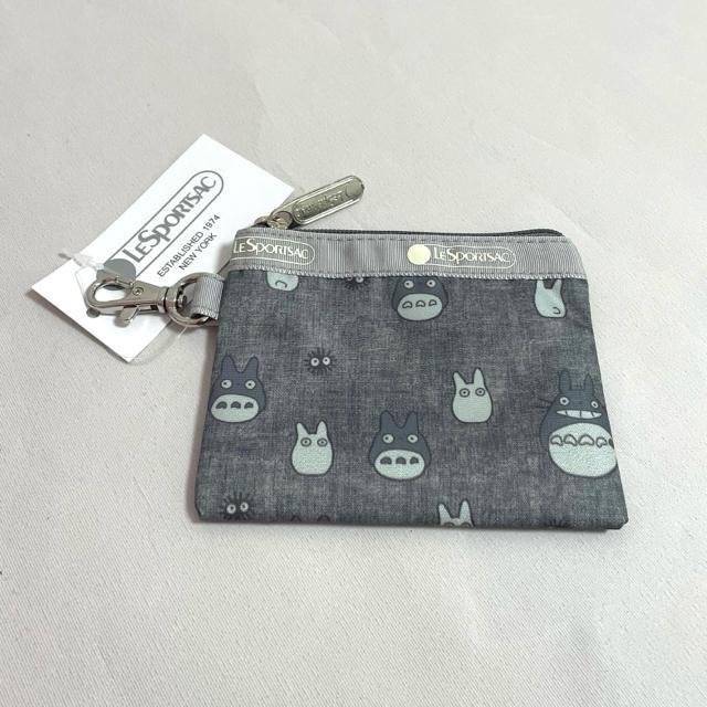 ★新品未使用★LeSportsac レスポートサック トトロ グレイ 小銭入れ コインケース キーコインポーチ 送料無料 < 女性ファッション  ★新品未使用★LeSportsac レスポートサック トトロ グレイ 小銭入れ コインケース キーコインポーチ 送料無料  < 女性ファッションの