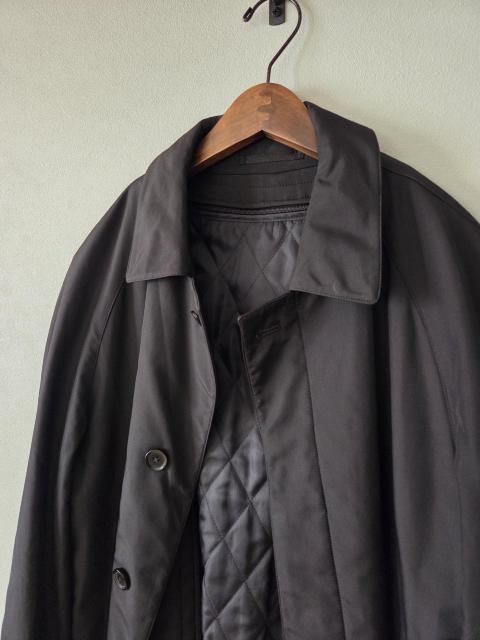 Thamespointコート★キルティングベスト付きブラックコート < 男性ファッション Thamespointコート★キルティングベスト付きブラックコート < 男性ファッションの