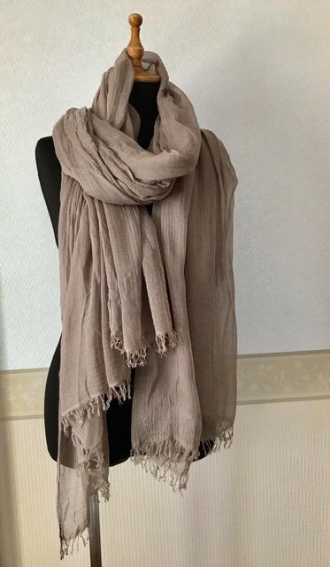 無印良品 レーヨン シルク 大判ストール グレージュ < ブランド 無印良品 レーヨン シルク 大判ストール グレージュ < ブランドの