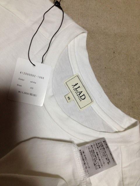 ラッドバイデミリー 九分袖 長袖Tシャツ XS 白×グレー ロンハーマン カットソー ロンT < ブランド  ラッドバイデミリー 九分袖 長袖Tシャツ XS 白×グレー ロンハーマン カットソー ロンT < ブランドの