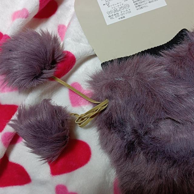 新品★ふわふわ可愛いファーレッグウォーマー/パープル < 女性ファッション  新品★ふわふわ可愛いファーレッグウォーマー/パープル < 女性ファッションの