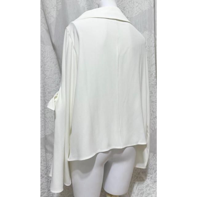 アディアムADEAM 袖リボンブラウス白#0 < 女性ファッション アディアムADEAM 袖リボンブラウス白#0 < 女性ファッションの