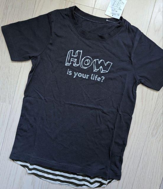 150★重ね着風★半袖Tシャツ★新品★送料無料 < キッズ/ベビー  150★重ね着風★半袖Tシャツ★新品★送料無料 < キッズ/ベビーの