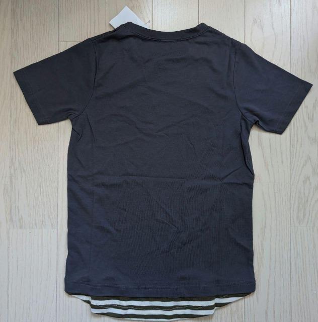 150★重ね着風★半袖Tシャツ★新品★送料無料 < キッズ/ベビー  150★重ね着風★半袖Tシャツ★新品★送料無料 < キッズ/ベビーの
