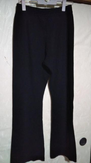 Re:EDIT リブニットイージーパンツ フレアパンツ ブラック サイズL 未使用新品タグ付 送料無料即決 < 女性ファッション  Re:EDIT リブニットイージーパンツ フレアパンツ ブラック サイズL 未使用新品タグ付 送料無料即決 < 女性ファッションの