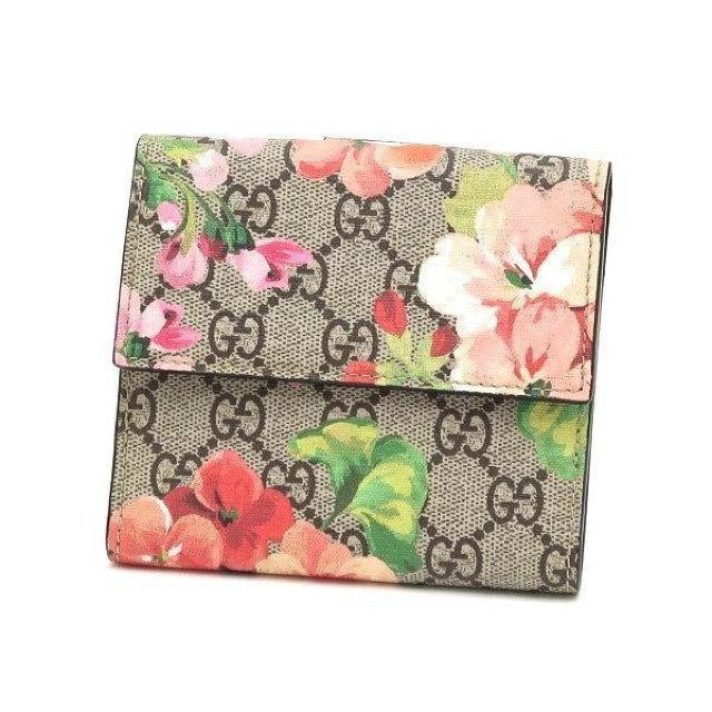 ◆ 本物 新品同様 ◆ GUCCI グッチ GGブルームス Wホック財布 花柄 コンパクト 財布 保存袋 箱 人気 410071 < ブランド  ◆ 本物 新品同様 ◆ GUCCI グッチ GGブルームス Wホック財布 花柄 コンパクト 財布 保存袋 箱 人気 410071 < ブランドの