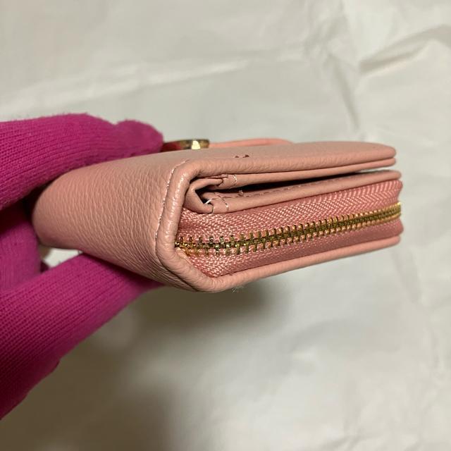 【ノーブランド扱い】 軽量 / 合皮レザー / 二つ折り財布 ピンク系 < 女性ファッション 【ノーブランド扱い】 軽量 / 合皮レザー / 二つ折り財布 ピンク系 < 女性ファッションの