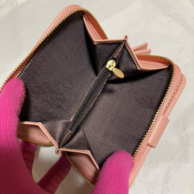 【ノーブランド扱い】 軽量 / 合皮レザー / 二つ折り財布 ピンク系 < 女性ファッション 【ノーブランド扱い】 軽量 / 合皮レザー / 二つ折り財布 ピンク系 < 女性ファッションの