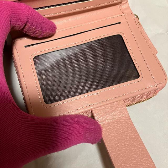【ノーブランド扱い】 軽量 / 合皮レザー / 二つ折り財布 ピンク系 < 女性ファッション 【ノーブランド扱い】 軽量 / 合皮レザー / 二つ折り財布 ピンク系 < 女性ファッションの