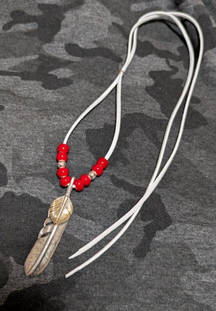 キムタク仕様★木村拓哉★上金ハートフェザー★ホワイトハーツ★新品未着用★送料無料 < 男性アクセサリー/時計 キムタク仕様★木村拓哉★上金ハートフェザー★ホワイトハーツ★新品未着用★送料無料 < 男性アクセサリー/時計の