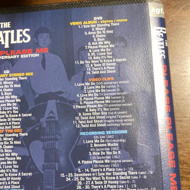 A CD+DVD UEr[gY PLEASE PLEASE ME 50TH / THE BEATLES  ^gObY 