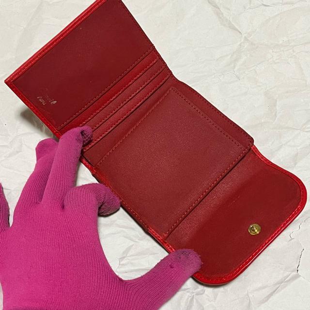 【ヴィンテージ】【ALFRED CENCIL】 レザー / がま口 三つ折り財布 < 女性ファッション 【ヴィンテージ】【ALFRED CENCIL】 レザー / がま口 三つ折り財布 < 女性ファッションの