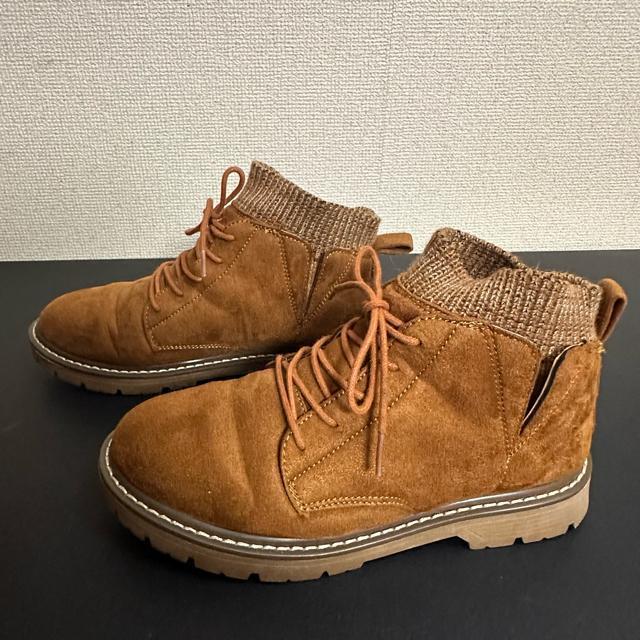 *美品【しまむら】Freude スウェード調 アンクルブーツ 23.5cm < ブランド *美品【しまむら】Freude スウェード調 アンクルブーツ 23.5cm < ブランドの