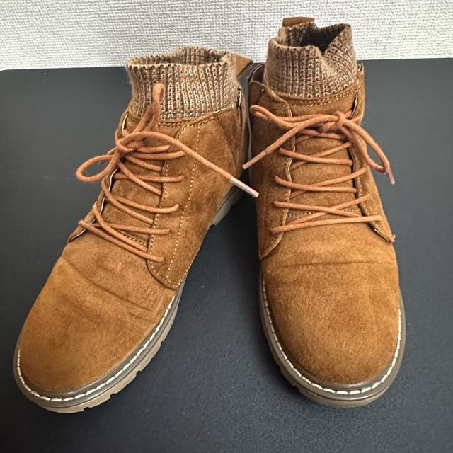 *美品【しまむら】Freude スウェード調 アンクルブーツ 23.5cm < ブランド *美品【しまむら】Freude スウェード調 アンクルブーツ 23.5cm < ブランドの