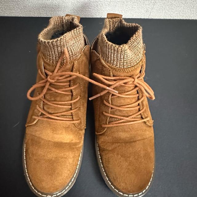 *美品【しまむら】Freude スウェード調 アンクルブーツ 23.5cm < ブランド *美品【しまむら】Freude スウェード調 アンクルブーツ 23.5cm < ブランドの