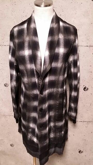 HISASHI着ROENロエン ETHNIC ROCK CHECK COAT L < ブランド  HISASHI着ROENロエン ETHNIC ROCK CHECK COAT L < ブランドの