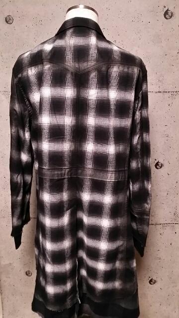 HISASHI着ROENロエン ETHNIC ROCK CHECK COAT L < ブランド  HISASHI着ROENロエン ETHNIC ROCK CHECK COAT L < ブランドの