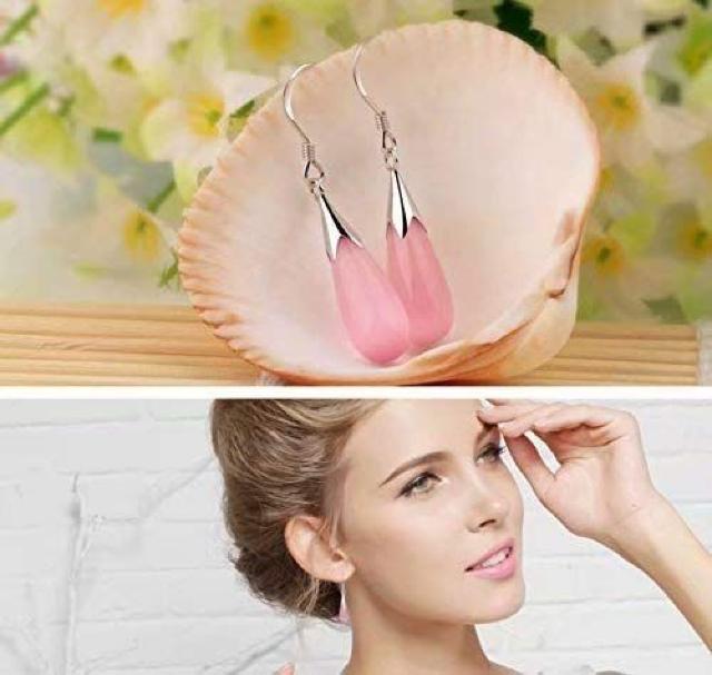 満点評価390円★超人気 綺麗で可愛い薄ピンクのピアス < 女性アクセサリー/時計  満点評価390円★超人気 綺麗で可愛い薄ピンクのピアス < 女性アクセサリー/時計の