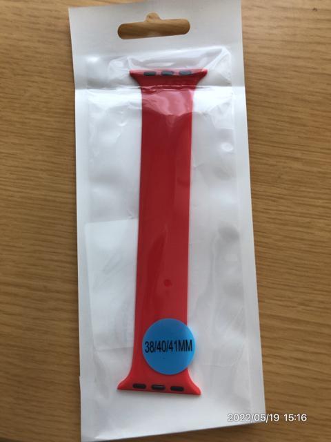 アップル Apple Watch ケース 38 40 41ミリ ソフト シリコン  ソロループ バンド 赤 レッド 【男女兼用】 < 家電/AV  アップル Apple Watch ケース 38 40 41ミリ ソフト シリコン  ソロループ バンド 赤 レッド 【男女兼用】 < 家電/AVの