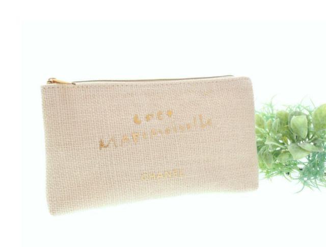 シャネル ノベルティ コスメポーチ ココマドモアゼル COCO MADEMOISELLE 麻素材 CHANEL【正規品】 < ブランド シャネル ノベルティ コスメポーチ ココマドモアゼル COCO MADEMOISELLE 麻素材 CHANEL【正規品】 < ブランドの