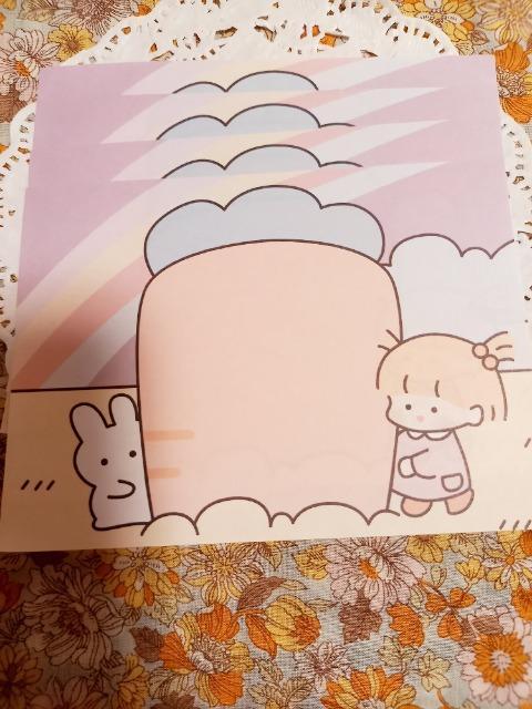 お裾分け☆女の子とウサギのメモ4枚☆ < インテリア/ライフ  お裾分け☆女の子とウサギのメモ4枚☆  < インテリア/ライフの