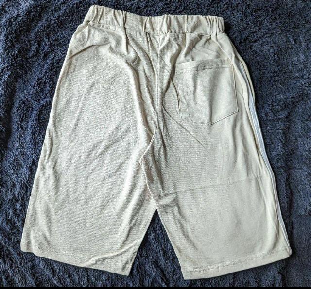 150★綿100%サイドラインハーフパンツ★新品★送料無料 < キッズ/ベビー  150★綿100%サイドラインハーフパンツ★新品★送料無料 < キッズ/ベビーの