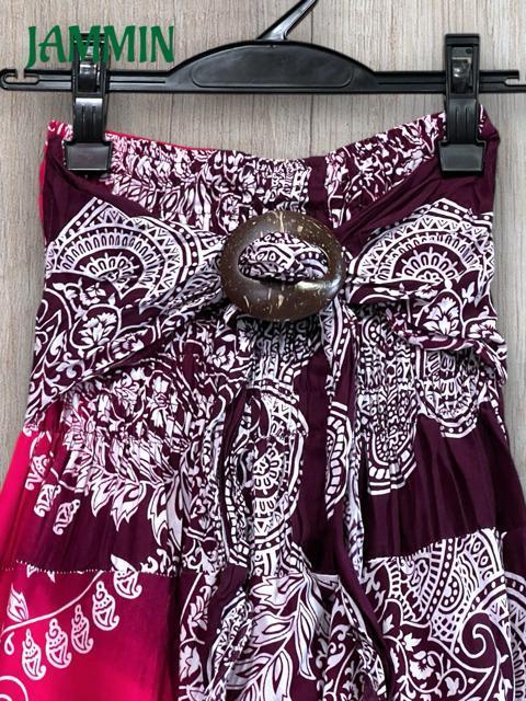 植物ペーズリー柄フレアスカート ヒッピー アジアン ロングスカート エスニック < 女性ファッション  植物ペーズリー柄フレアスカート ヒッピー アジアン ロングスカート エスニック < 女性ファッションの