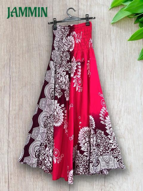 植物ペーズリー柄フレアスカート ヒッピー アジアン ロングスカート エスニック < 女性ファッション  植物ペーズリー柄フレアスカート ヒッピー アジアン ロングスカート エスニック < 女性ファッションの